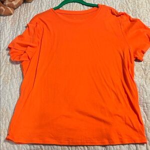a new day Bright Orange Short Sleeve Tee Size Large